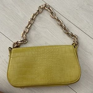 Yellow Zara shoulder bag